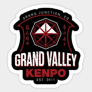 Grand Valley Kenpo Old School Gym Style Sticker